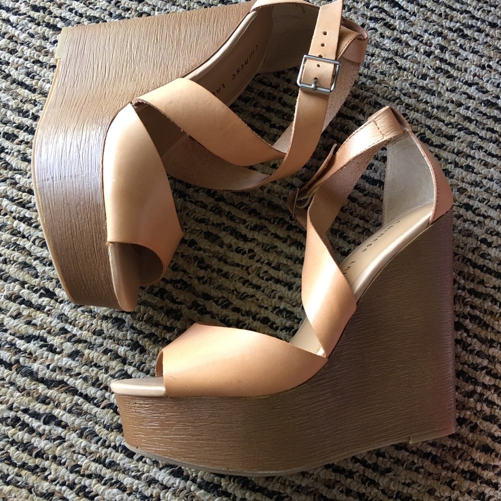 Chinese Laundry Nude Wedges Java - Picture 3 of 5